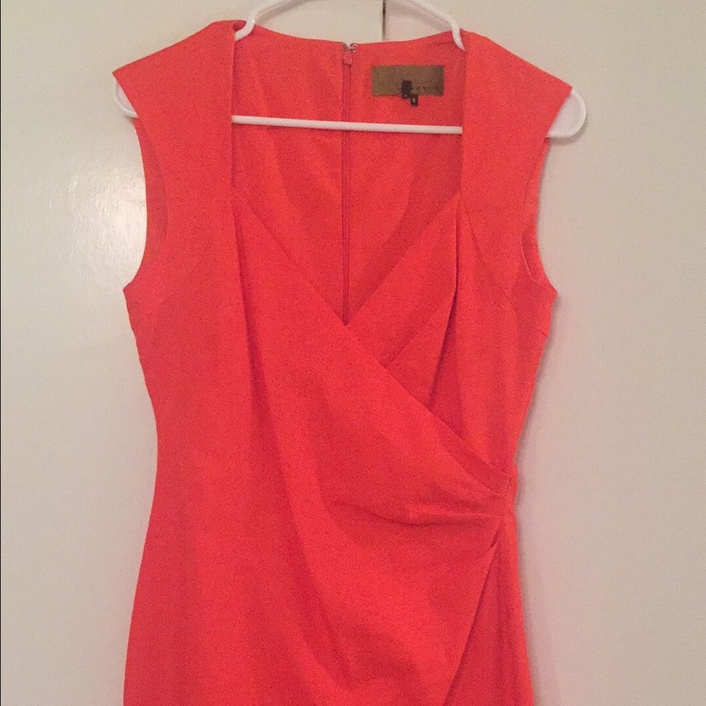 Nicole Miller Orange Dress